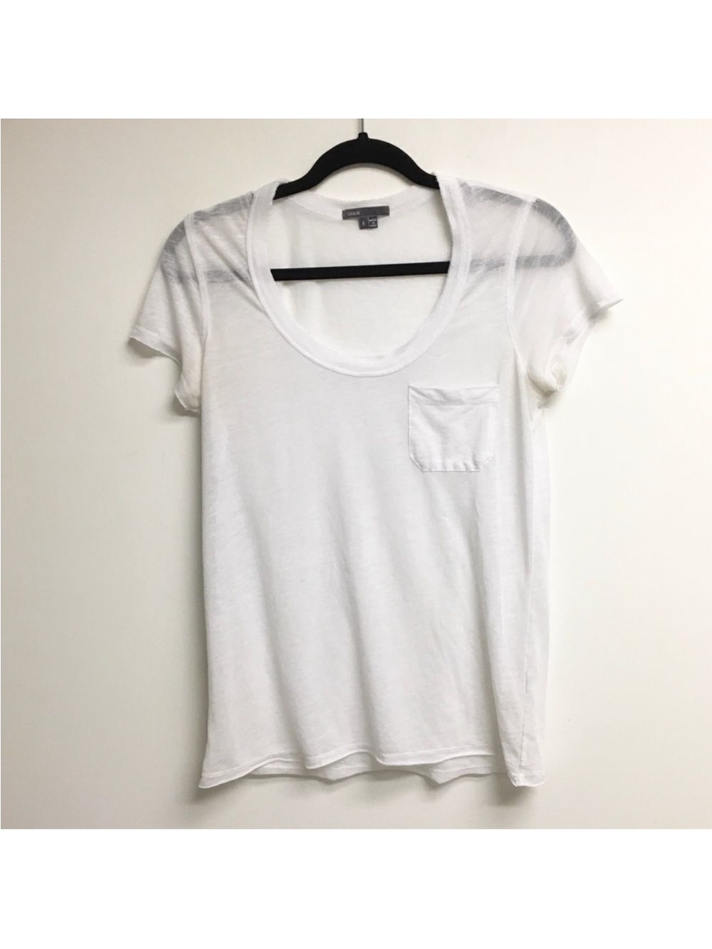 Vince basic white pocket Tee